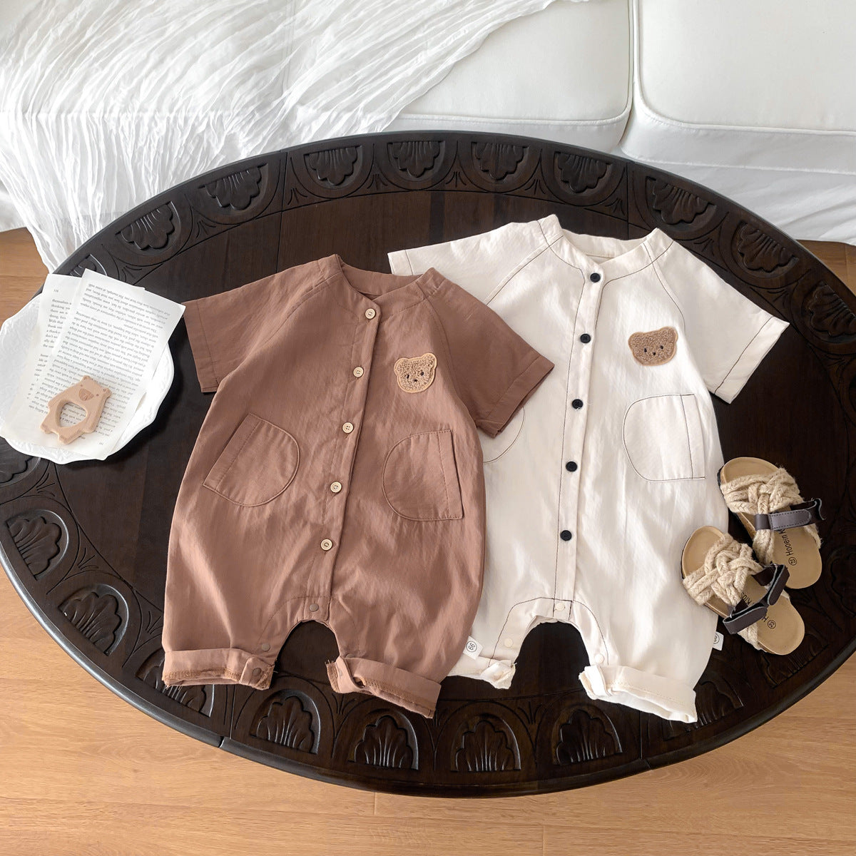 Beige Bear Onesie