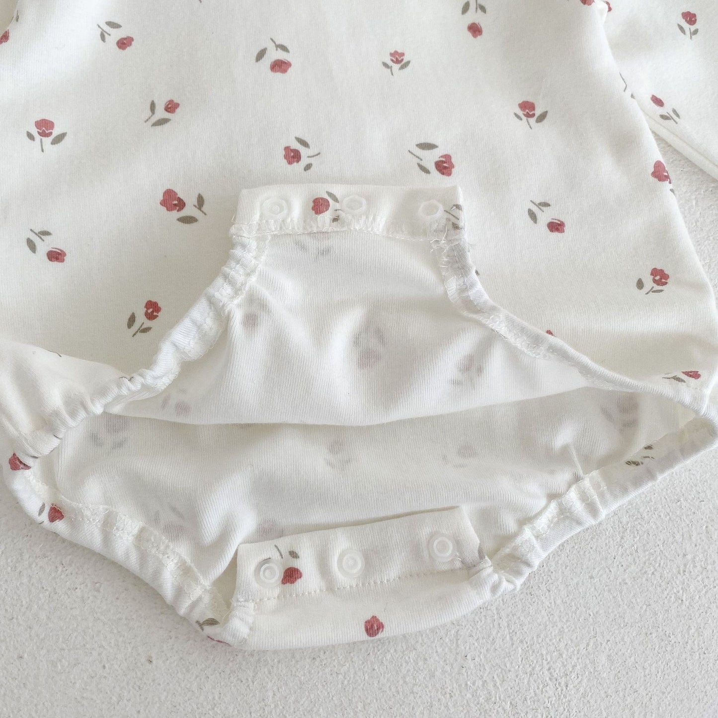 Flower Collared Onesie